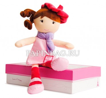 Кукла мягкая "Camille", 28 см, в подарочной коробке